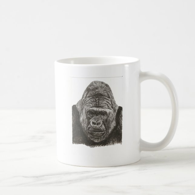 Gorilla Kaffeetasse (Rechts)