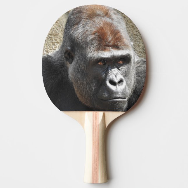 Gorilla-Klingeln Pong Paddel Tischtennis Schläger (Vorderseite)