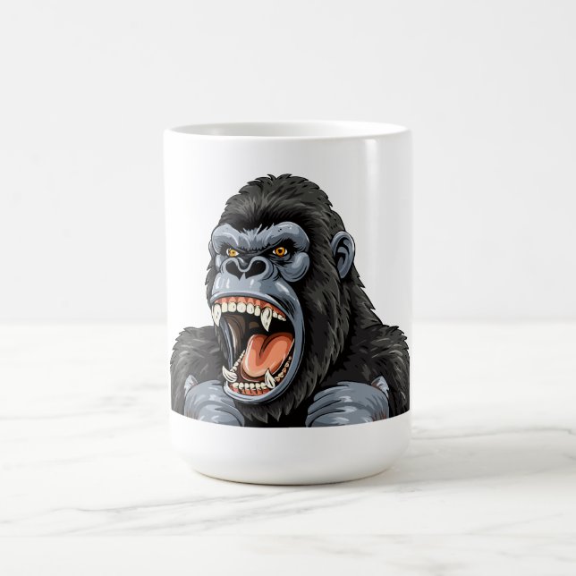 Gorilla-Kopf Kaffeetasse (Mittel)