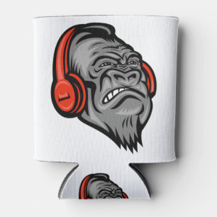 Gorilla Kopfhörer Der große Berg, Gorilla Dosenkühler