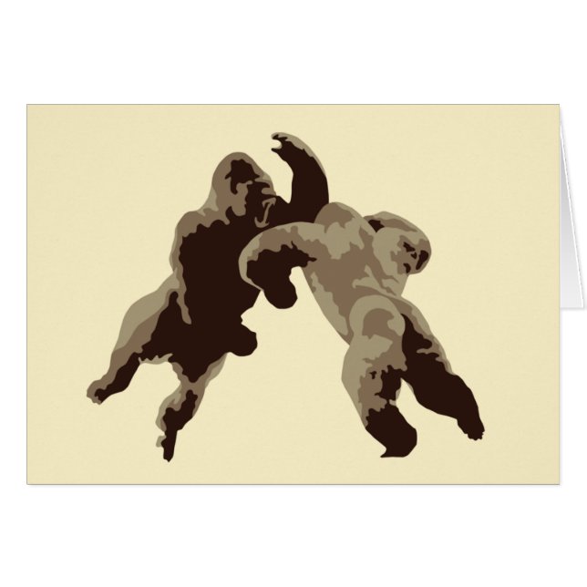 GORILLA-KRIEGSFÜHRUNG (Vorderseite (Horizontal))