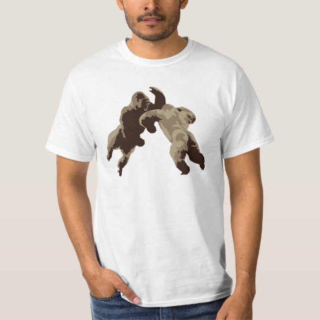 GORILLA-KRIEGSFÜHRUNG T-Shirt (Vorderseite)