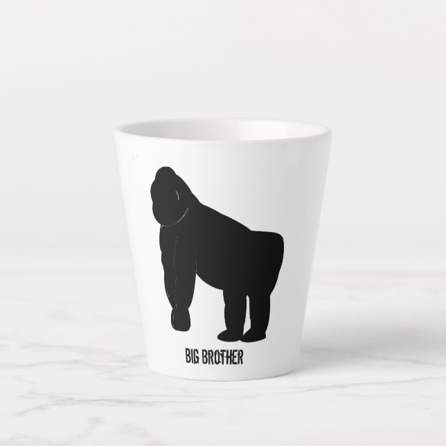 Gorilla Latte Tasse (Vorderseite)