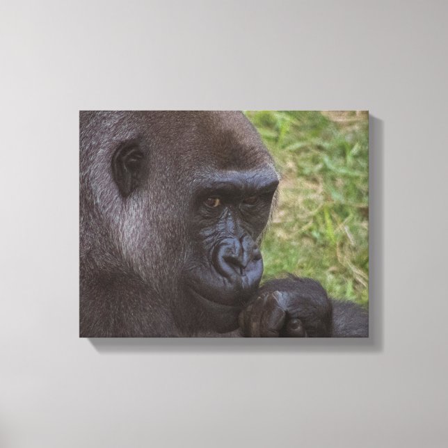 Gorilla Leinwanddruck (Vorderseite)