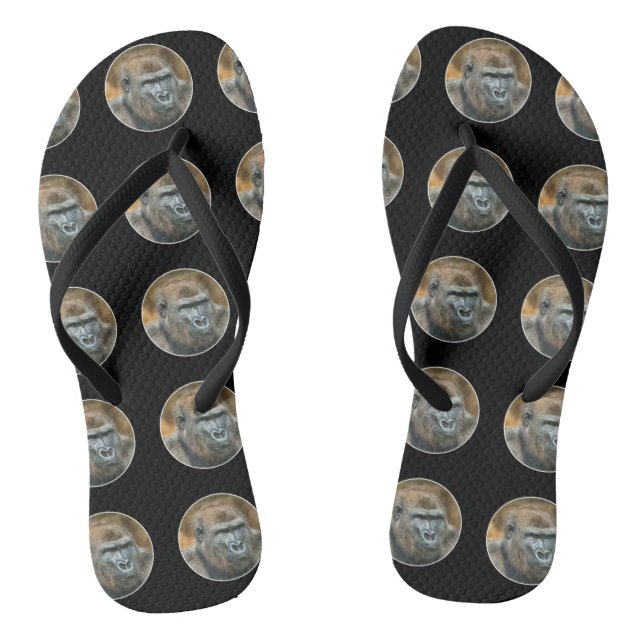 Gorilla Lope (Round Design) Flip Flops (Fußbett)