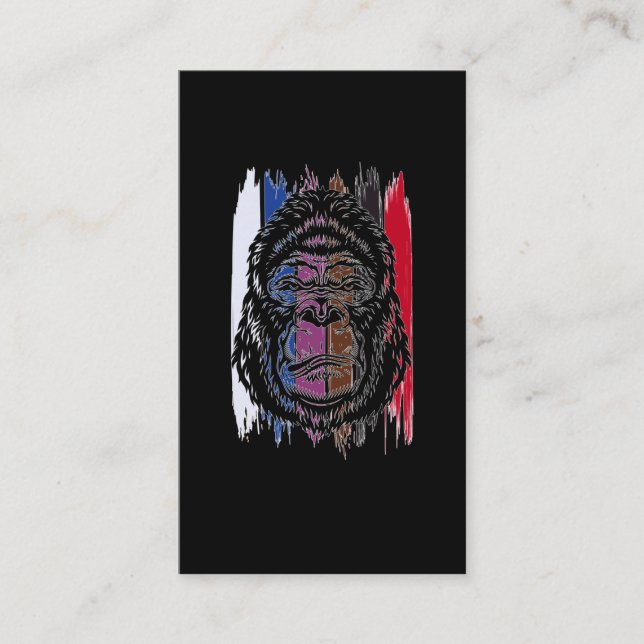 Gorilla Martial Arts Jiu Jitsu Fighter Visitenkarte (Vorderseite)
