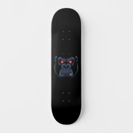 Gorilla mit roten Augen Skateboard