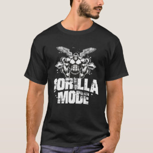 Gorilla Mode Gym Workout Muskeln Bestie MIXED MART T-Shirt
