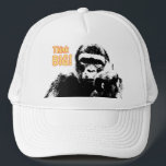 Gorilla Motivierend Angebotsvorlage Elegante Moder Truckerkappe<br><div class="desc">Gorilla Motivierend Quote Template Elegant Moderner Pop Art Trucker Hut.</div>