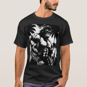 Gorilla Muscles Bodybuilding Gym Beast Workout MIX T-Shirt
