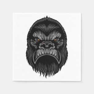 Gorilla Napkins - Illustriertes Party Serviette