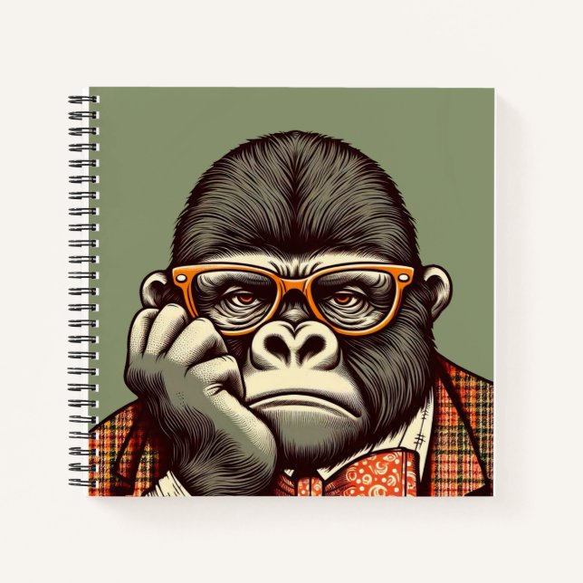 Gorilla Notizbuch (Vorderseite)