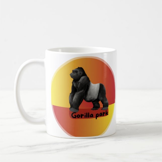 gorilla park kaffeetasse (Links)