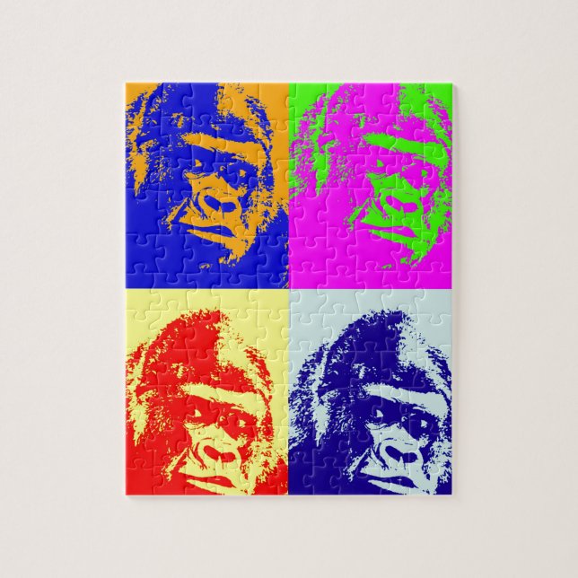 Gorilla Pop Art (Vertikal)