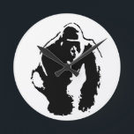 Gorilla Pop Art Runde Wanduhr<br><div class="desc">Moderne Kunst,  Dichtung und Musik Pop Kunst,  Dichtung und Musik Kunst,  Dichtung und Musik Kunst,  Dichtung und Musik Kunst,  Dichtung und Musik Pop Lugano Gestern und Heute</div>