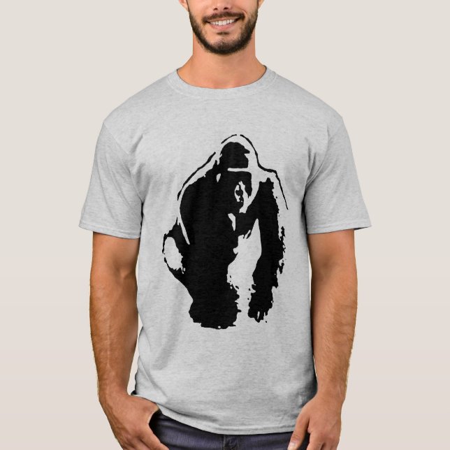 Gorilla Pop Art T-Shirt (Vorderseite)