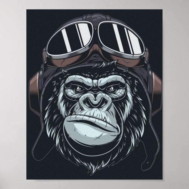 Gorilla Poster (Vorne)