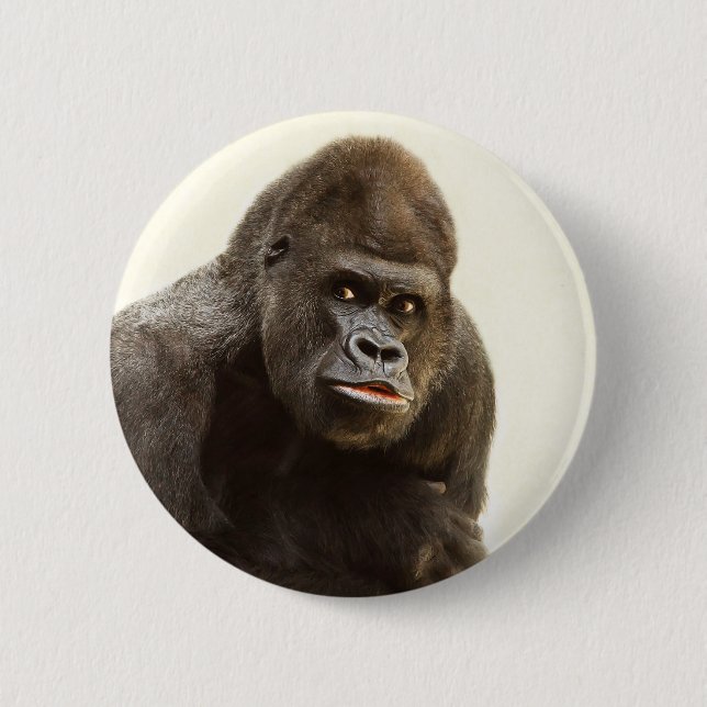 Gorilla Pout Button (Vorderseite)