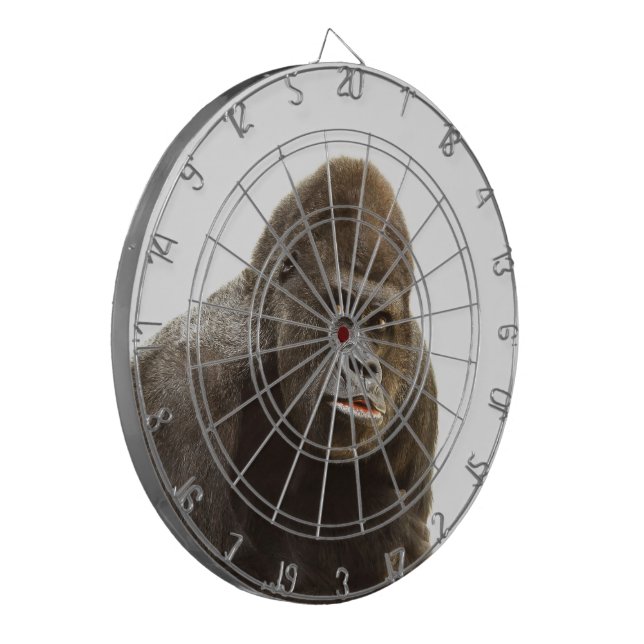 Gorilla Pout Dartscheibe (Vorderseite Links)