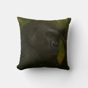 Gorilla Reflection - Ein durchdachtes Tierportrait Kissen