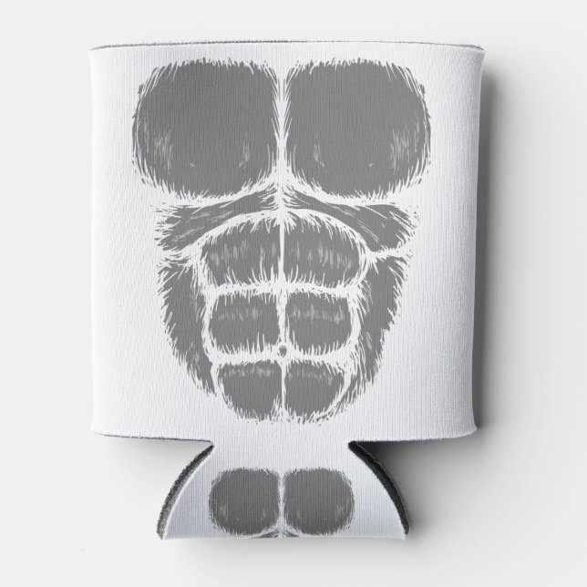 Gorilla-Sechspack Dosenkühler (Vorderseite)