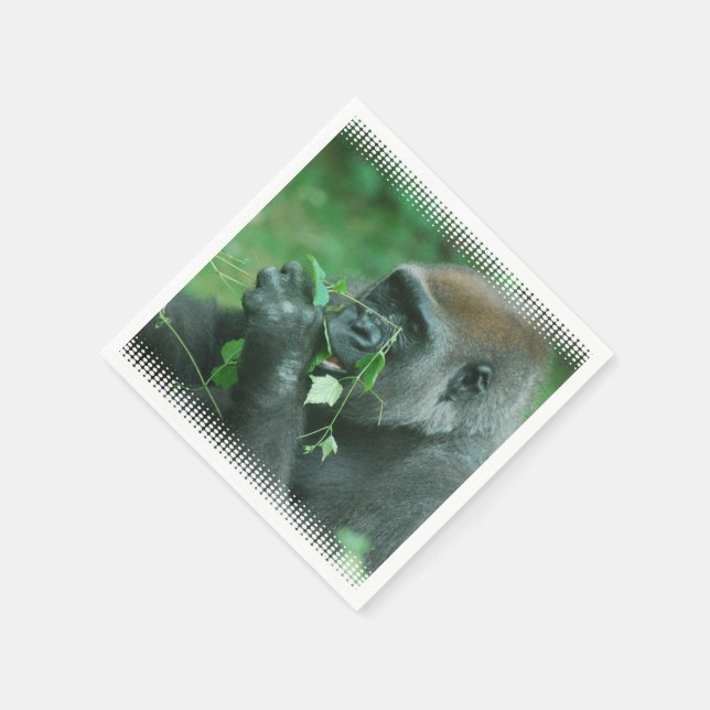 Gorilla Serviette (Ecke)