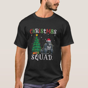 Gorilla Squad Boys Girls Kinder Weihnachtsbaum Lic T-Shirt