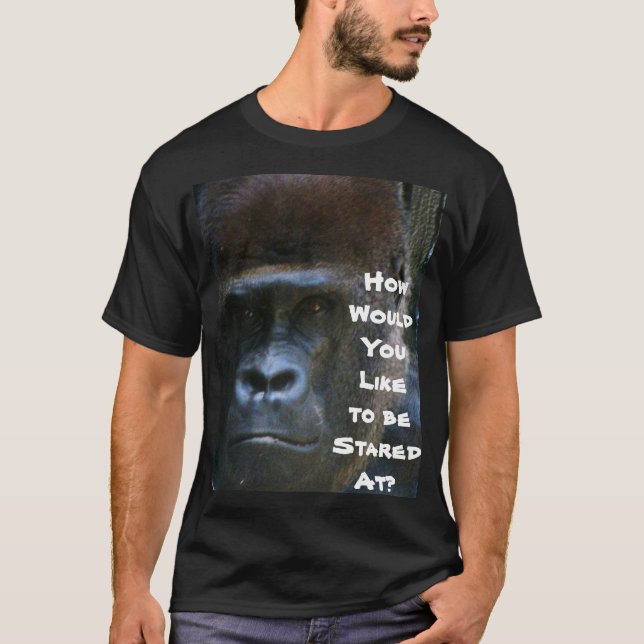 GORILLA STARTET MIR NICHT AN. T-Shirt (Vorderseite)