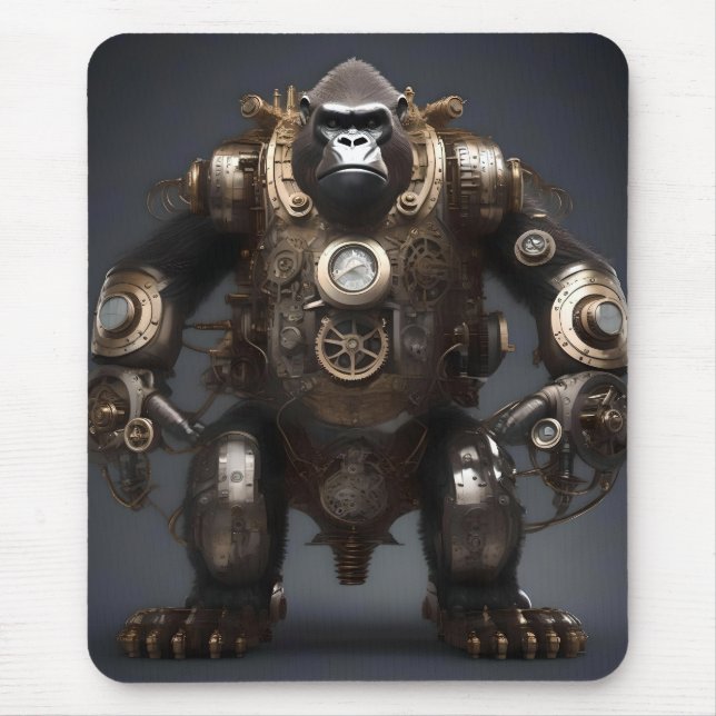 Gorilla Steampunk, Mousepad (Vorne)