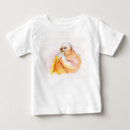 Gorilla sucking fingers T-shirt 指しゃぶりのゴリラTシャツ