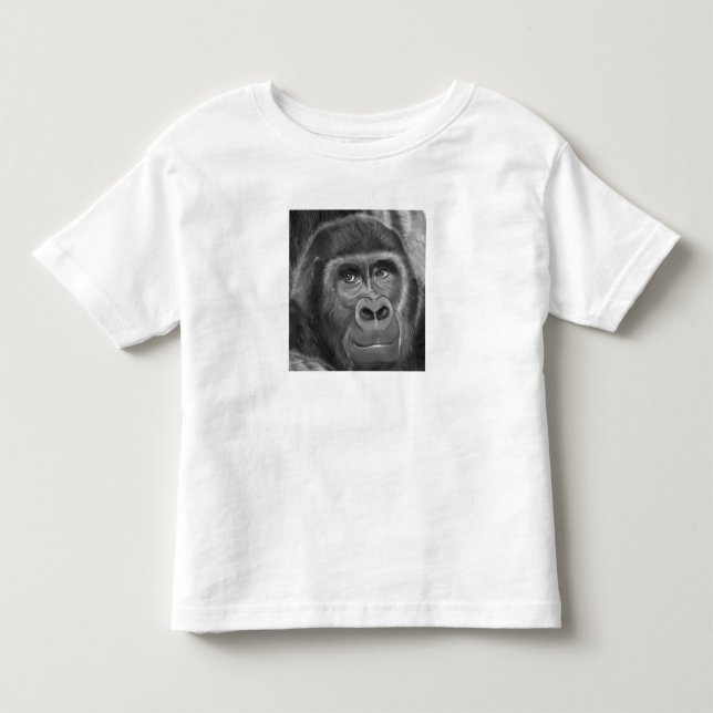 Gorilla sucking fingers T-shirt 2指しゃぶりのゴリラ (Devant)