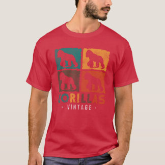 Gorilla Tier Sport Schimpanse Junge T-Shirt