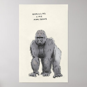 Gorilla-Triviale Poster