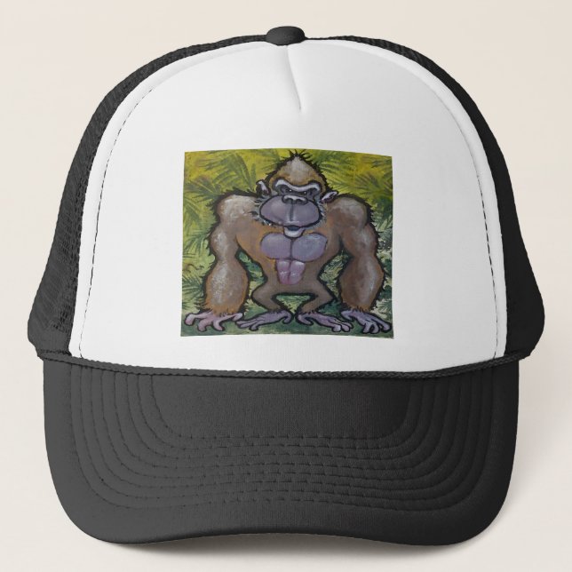Gorilla Truckerkappe (Vorderseite)