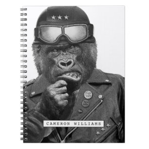Gorilla-Typ   addieren Ihren Namen Notizblock