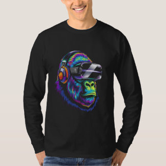 Gorilla VR Tshirt Boys Jouant Jeux pour adultes