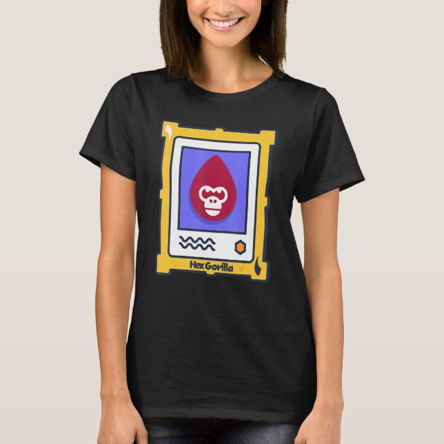 Gorilla Wall by Hex Gorilla Design T-Shirt (Vorderseite)