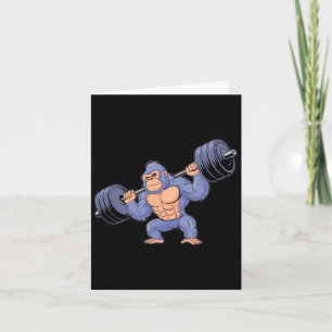 Gorilla Weightlift Fitness Gym Training Bodybui Karte