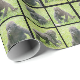 Gorilla Wrapping Paper Geschenkpapier
