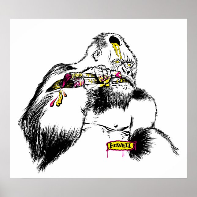 Gorilla x Artist Poster (Vorne)