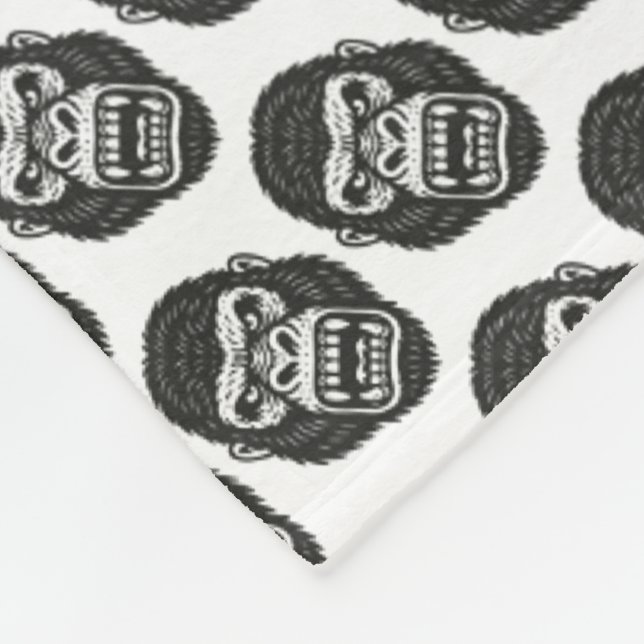 Gorillas Fleecedecke (Ecke)