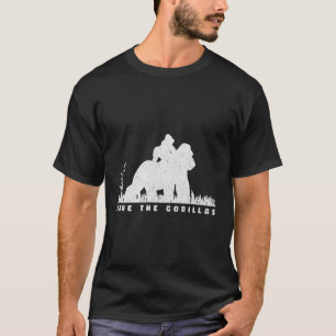 Gorillas Mama Baby Gorilla gerettet T-Shirt