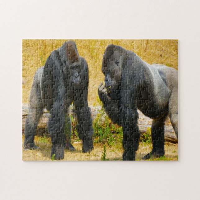 Gorillas. Puzzle (Horizontal)