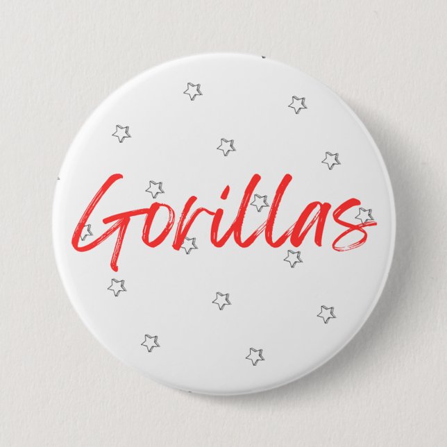 Gorillas-Star-Taste Button (Vorderseite)