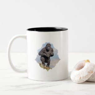 Gorillas Tree-Balancing Act Zweifarbige Tasse