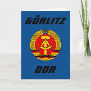 Gorlitz, DDR Feiertagskarte