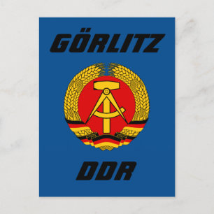 Gorlitz, DDR Feiertagspostkarte