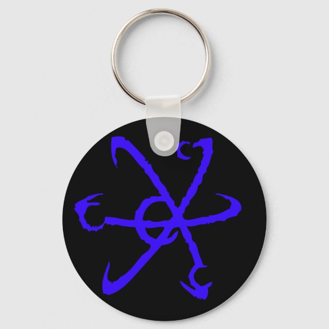 Gorman Industries Symbol Blue Schlüsselanhänger (Vorderseite)