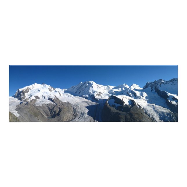 Gornergrat Schweizer Alpen Fotodruck (Vorne)