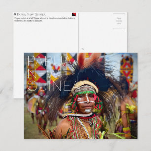 Goroka, Papua-Neuguinea Reise-Postkarte Postkarte